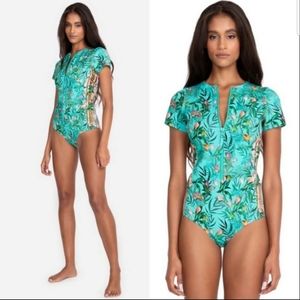 Johnny Was Taina Neoprene one Piece Swimsuit